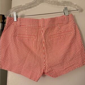 J. Crew Red Seersucker Women's Shorts